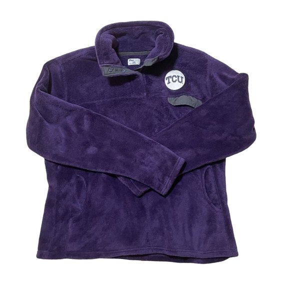 Pro Edge Other - Pro Edge TCU Purple Half Snap Fleece Pullover Girls XL Collegiate NCAA Football